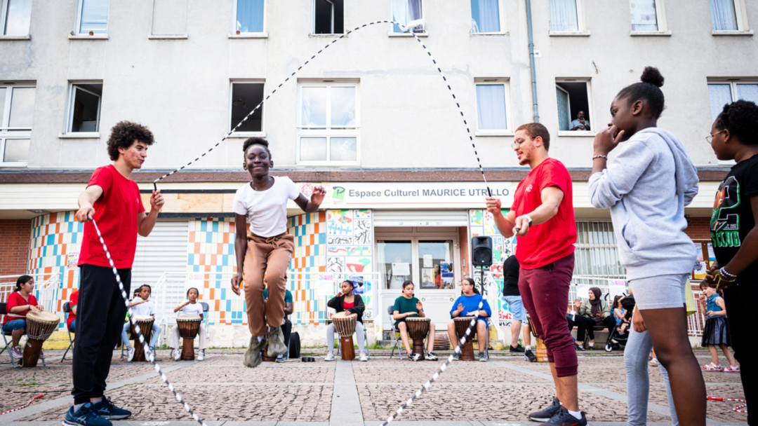 des djembes pour mieux sauter